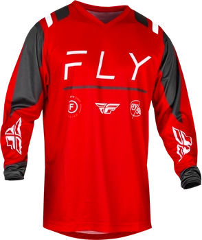 Koszulka Fly Racing F-16 Czerwony/Szary