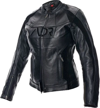 Kurtka Motocyklowa Damska ADRENALINE SPIRIT PPE skóra czarny