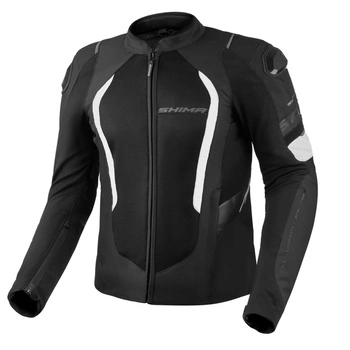 Kurtka Motocyklowa Męska SHIMA MESHPRO 2.0 BLK/WHT