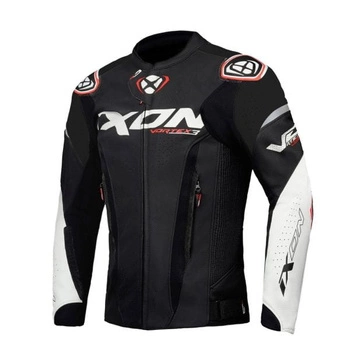 Kurtka Skórzana IXON Vortex 3 White Black