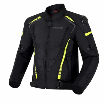 Męska Kurtka Motocyklowa Ozone Pulse Black Fluo