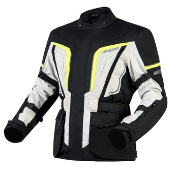 Męska Kurtka Motocyklowa Ozone Sahara Black Grey