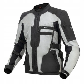 Męska Kurtka Motocyklowa Rebelhorn Scandal II Silver Black