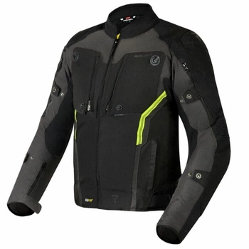 Męska Kurtka Rebelhorn Borg Black Dark Grey Fluo