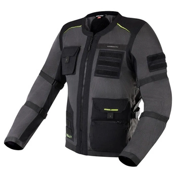 Męska Kurtka Rebelhorn Brutale Dark Grey Black Fluo