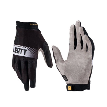 Rękawice Cross LEATT 2.5 X-Flow Black White
