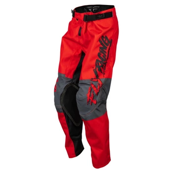 Spodnie Cross FLY Youth Kinetic Red Black