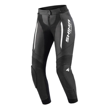Spodnie Motocyklowe Damskie SHIMA MIURA 2.0 BLK/WHT