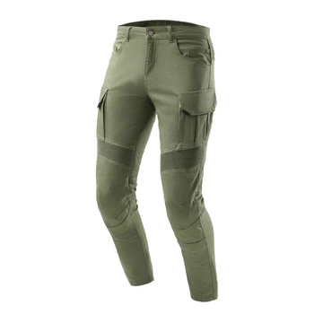 Spodnie Motocyklowe Męskie OZONE FASTER TAPERED FIT Olive