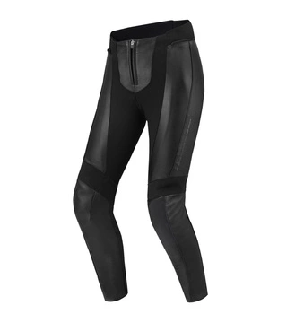 Spodnie motocyklowe skórzane damskie SHIMA MONACO 2.0 BLACK