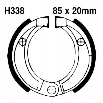 Szczęki Hamulcowe EBC H338