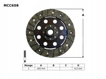 Tarcze Cierne Sprzęgła TRW MCC608