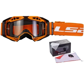 Gogle Enduro/Motocross LS2 AURA BLACK ORANGE