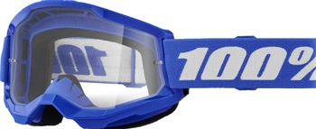 GOGLE 100 PROCENT CROSS/ENDURO STRATA 2 NIEBIESKI BIAŁY