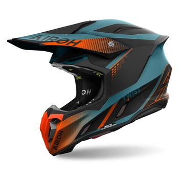 Kask cross AIROH TWIST 3 SHARD ORANGE MATT