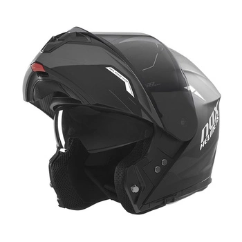 Kask Szczękowy Motocyklowy NOX N968 ULTRA BLACK WHITE MATT