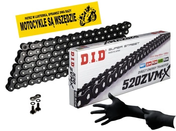Łańcuch Napędowy DID 520 ZVMX BK 112