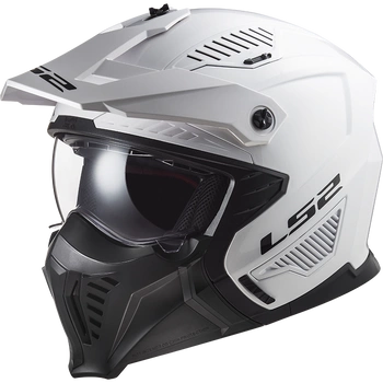 Kask Modułowy LS2 OF606 Drifter Solid White (z Odpinaną Szczęką)
