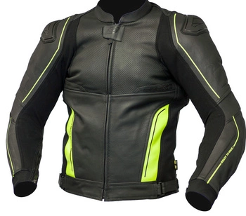 OZONE OUTLET KURTKA MĘSKA VOLT BLACK FLUO YELLOW M (50)