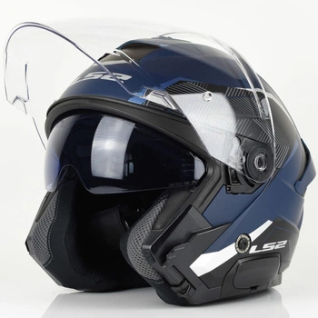 Kask Motocyklowy Otwarty LS2 OF618 VERSO II SOLID AIR NAVY BLUE