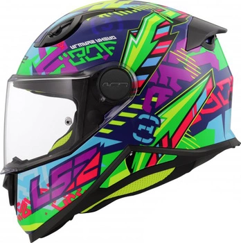 Kask Motocyklowy Dziecięcy LS2 FF812 KID SVENT BLUE GREEN