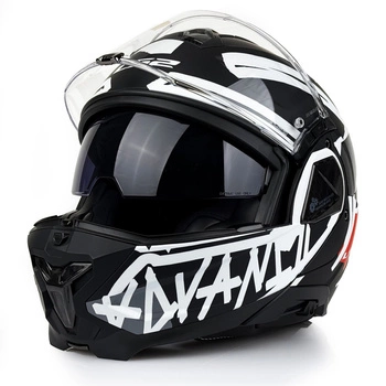 Kask Szczękowy LS2 FF910 Advant II Tape Black czarny