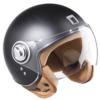 Kask Otwarty Motocyklowy NOX JET IDOL BLACK MATT