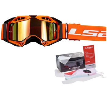 Gogle Enduro/Motocross LS2 AURA PRO ORANGE