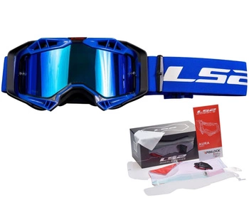 Gogle Enduro/Motocross LS2 AURA PRO BLUE