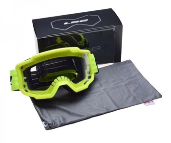 Gogle Enduro/Motocross LS2 CHARGER YELLOW (przeźroczysta szyba)